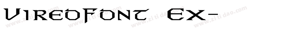VireoFont Ex字体转换